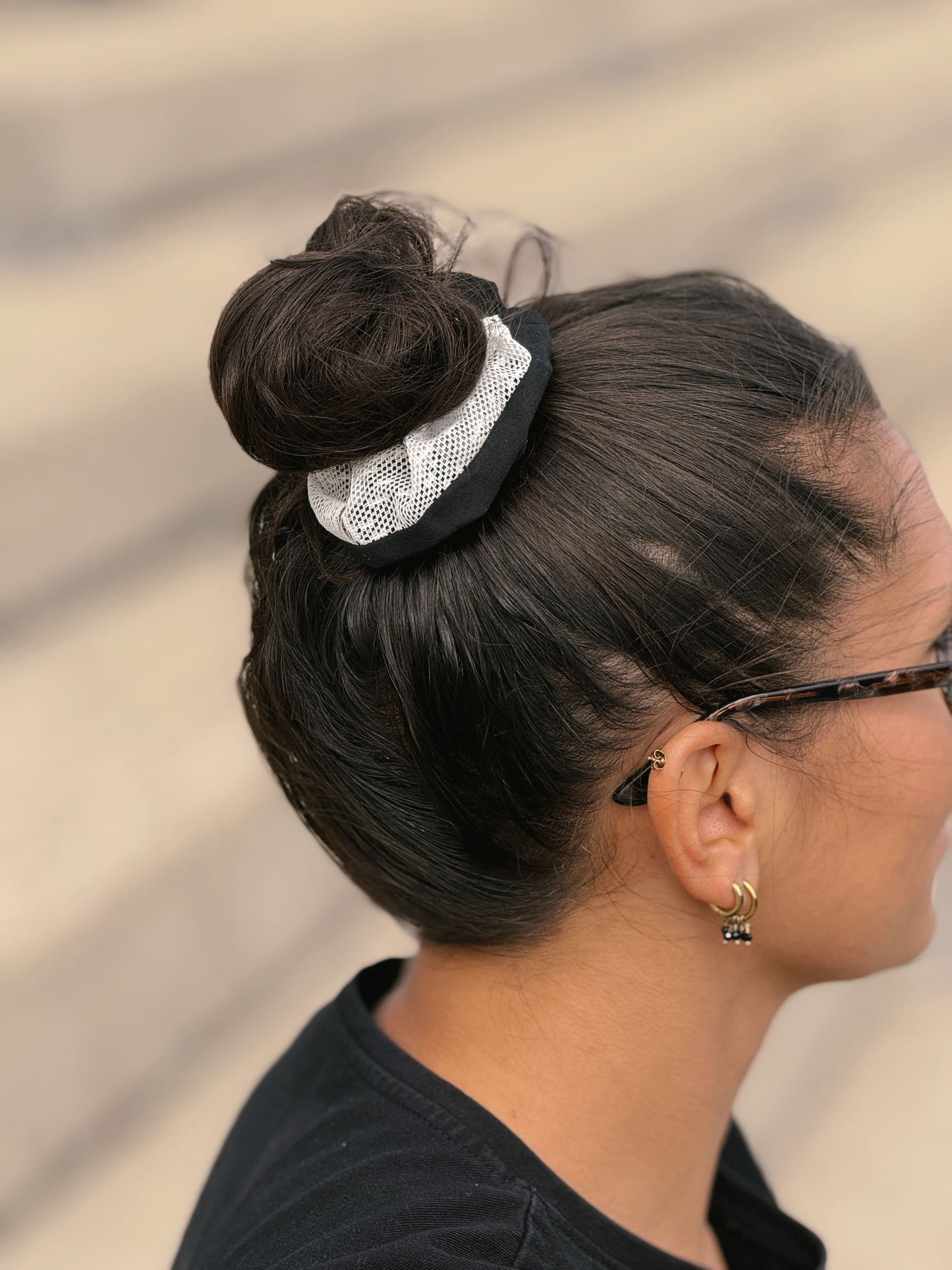 Chouchou L'Envolée Noir et Dentelle