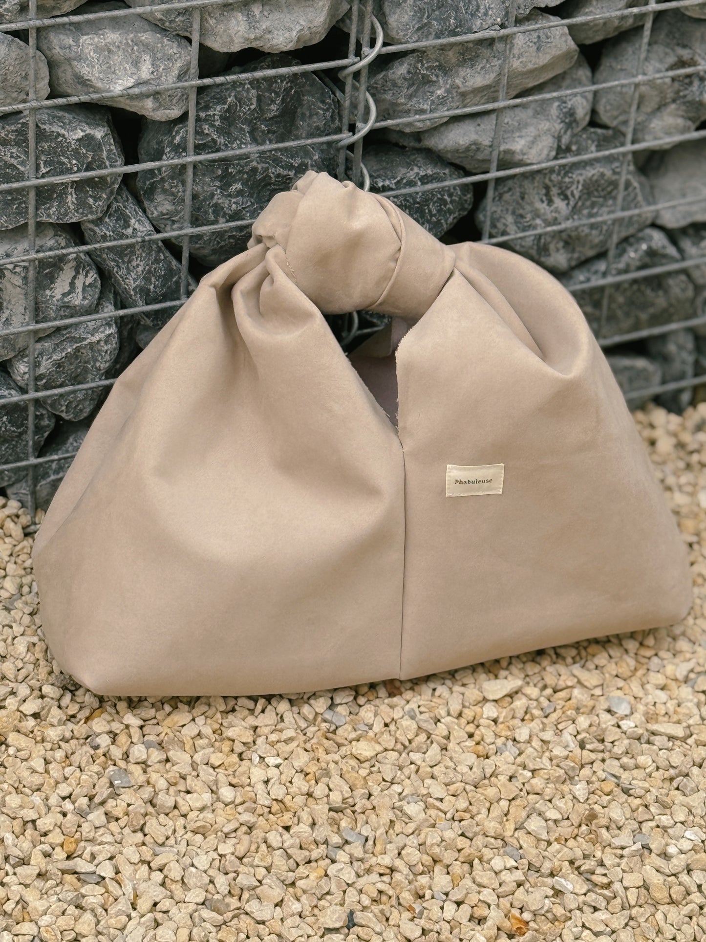 Sac noué Beige