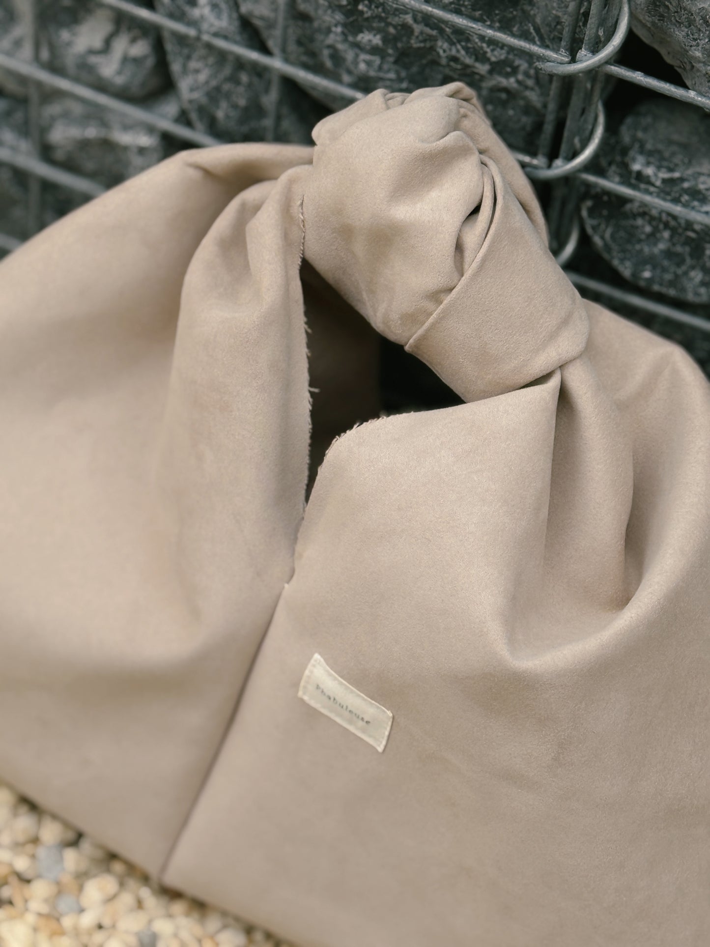 Sac noué Beige